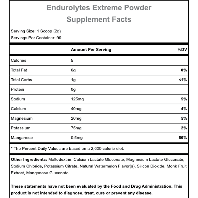 Hammer Endurolytes Extreme Powder