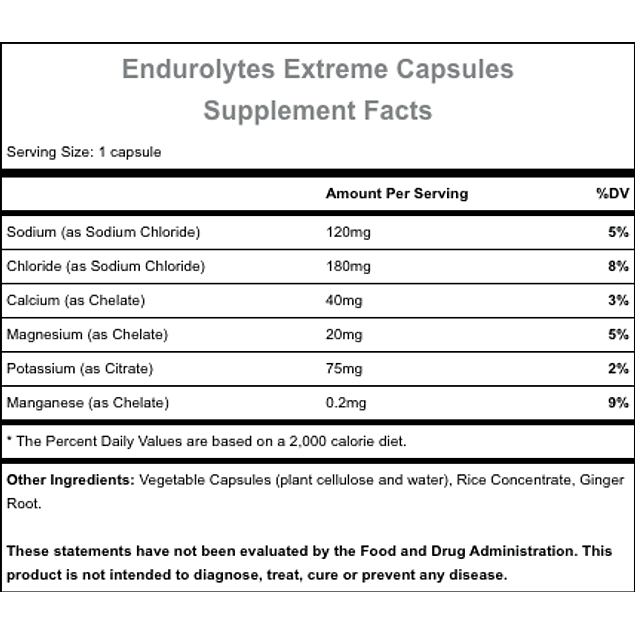 SPORTBR Chile Hammer Endurolytes Extreme Capsulas