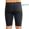 Calzas de Running Hombre Cortas Negro Sportbr