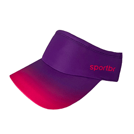 Visera Running Never Give Up Fucsia