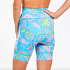 Short de Ciclismo High Waist Zoot Live Aloha Mujer