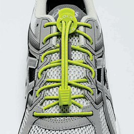 Cordón Elasticado Lock Laces Verde