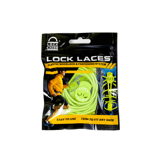 Cordón Elasticado Lock Laces Verde