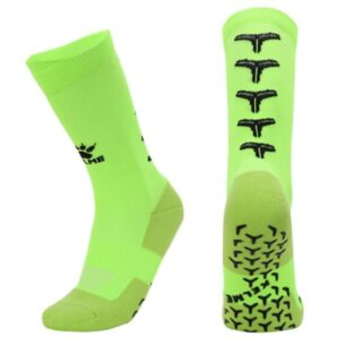 MEDIAS ENTRENAMIENTO ANTIDESLIANTES KELME VERDE NEON  1