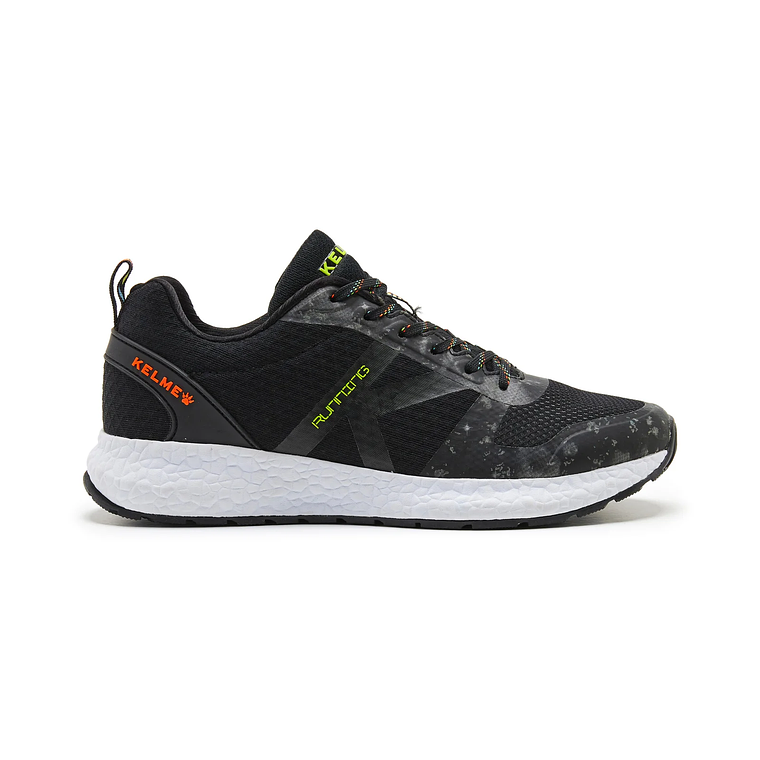 Zapatillas Running K-Rookie Negro y Lima Kelme 1