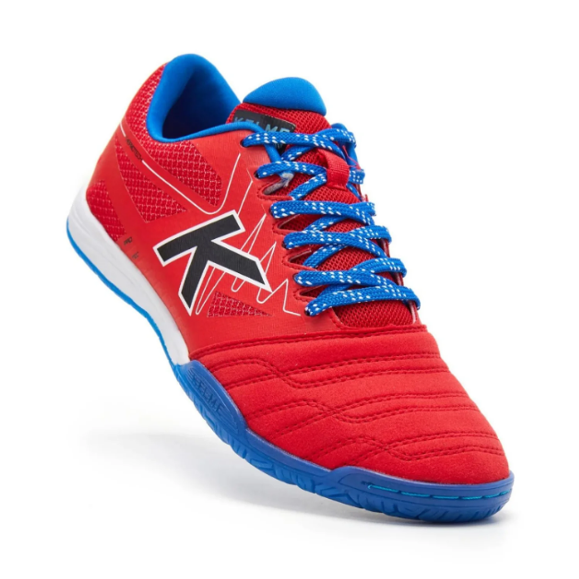 Zapatillas Futsal Scalpel Rojo y Azul Kelme 2