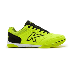 Zapatillas Futsal Precision Lima y Negro Kelme