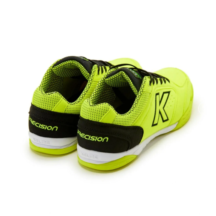 Zapatillas Futsal Precision Lima y Negro Kelme 4