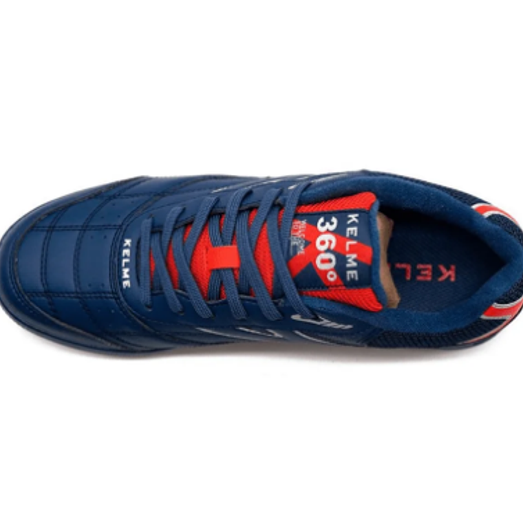Zapatillas Futbolito 360 Turf Marino Rojo Kelme 4