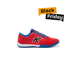 Zapatillas Futsal Scalpel Rojo y Azul Kelme 1