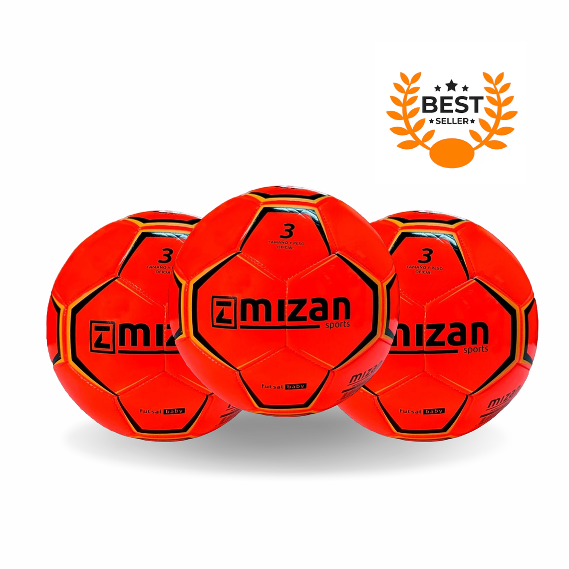 BALON FUTSAL MIZAN N3  X 3  1
