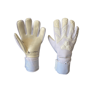 GUANTES DE ARQUERO CARSO DIAMOND CON FERULAS EXTRAIBLES BLANCO