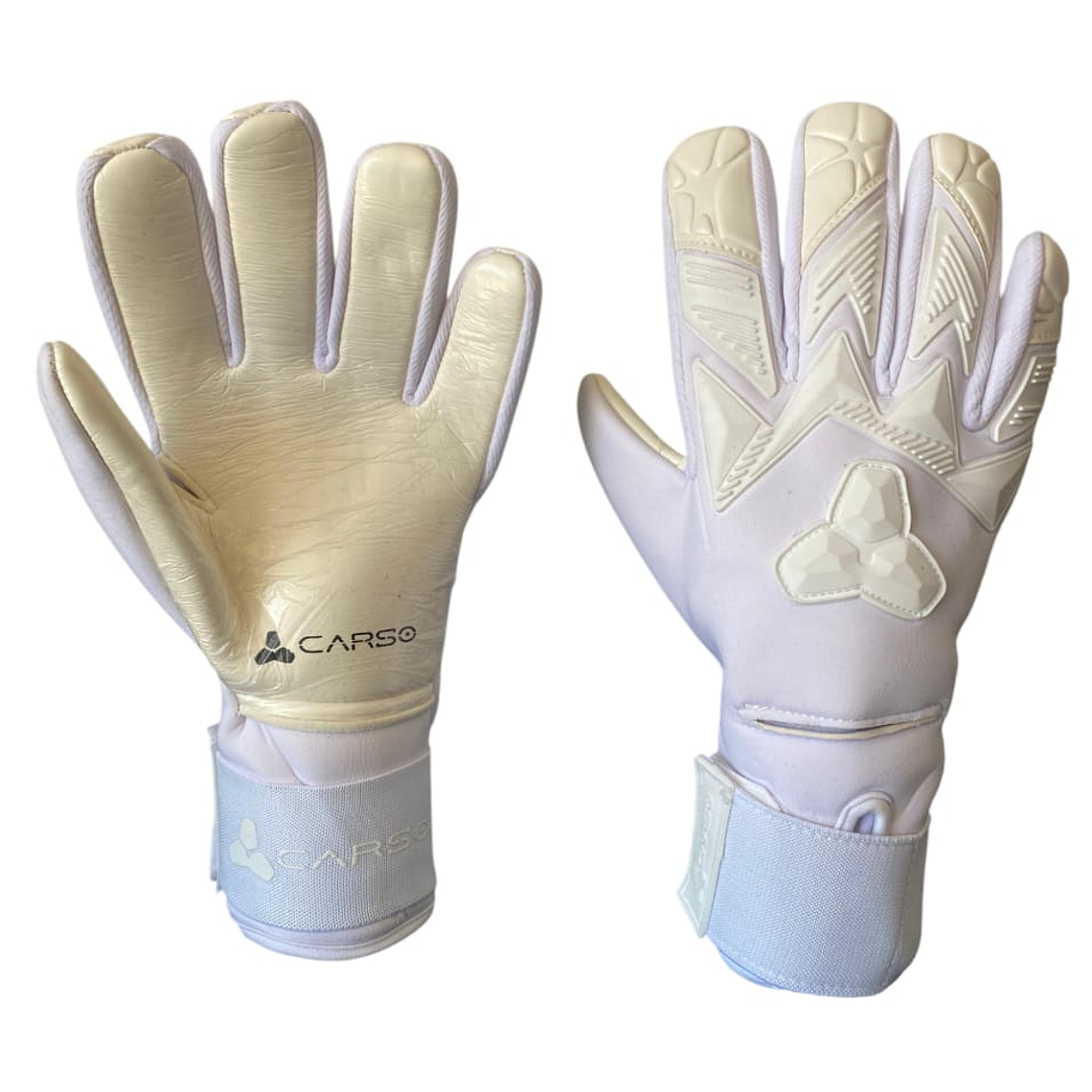 GUANTES DE ARQUERO CARSO DIAMOND CON FERULAS EXTRAIBLES BLANCO 1