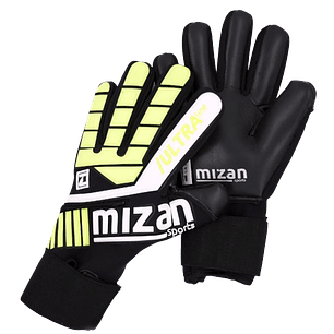 Guantes de Arquero Profesional Ultra Amarillo Neón Mizan