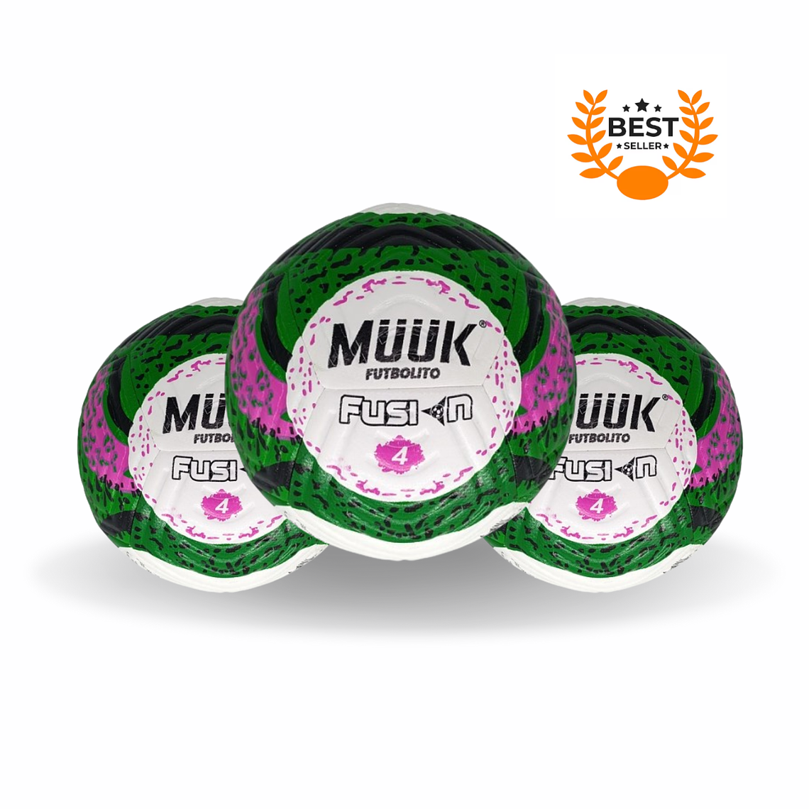 Balón de Futbolito Muuk Fusion XXV N°4 X 3 5
