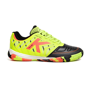 Zapatillas Futsal All In Negro y Lima Kelme