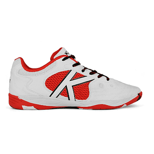 ZAPATILLA FUTSAL INDOO COPA BLANCO ROJO KELME 