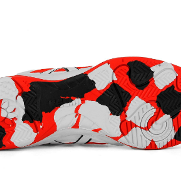 ZAPATILLA FUTSAL INDOO COPA BLANCO ROJO KELME  3