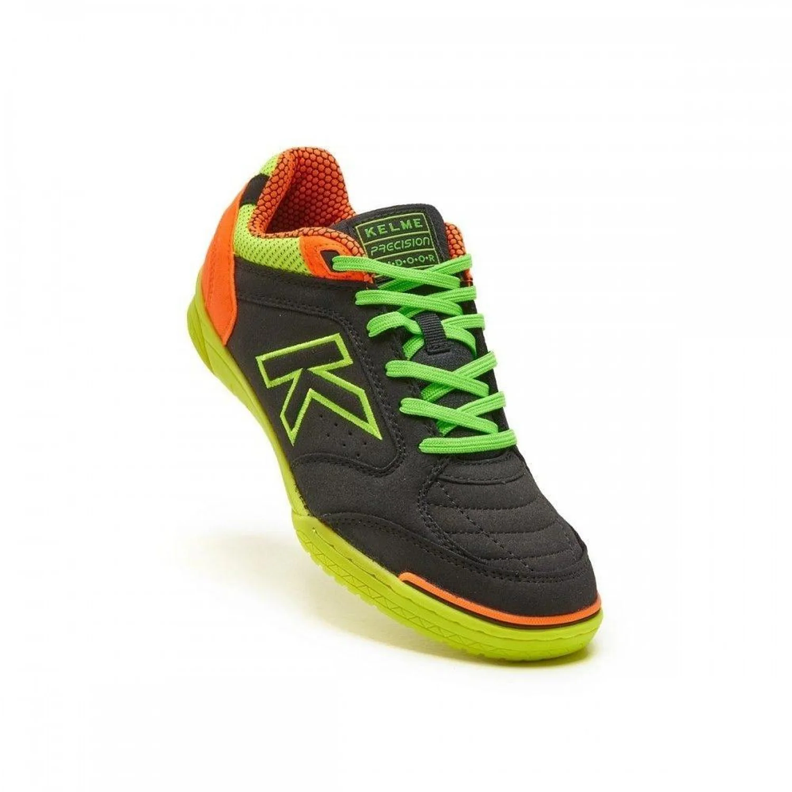 Zapatillas Futsal Precision Negro y Lima Kelme 3