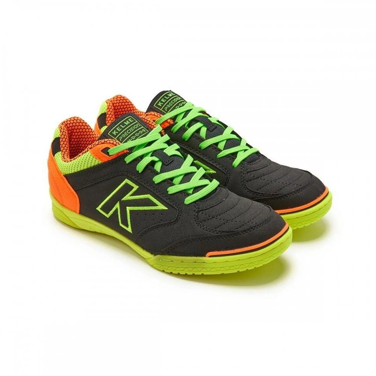 Zapatillas Futsal Precision Negro y Lima Kelme 4