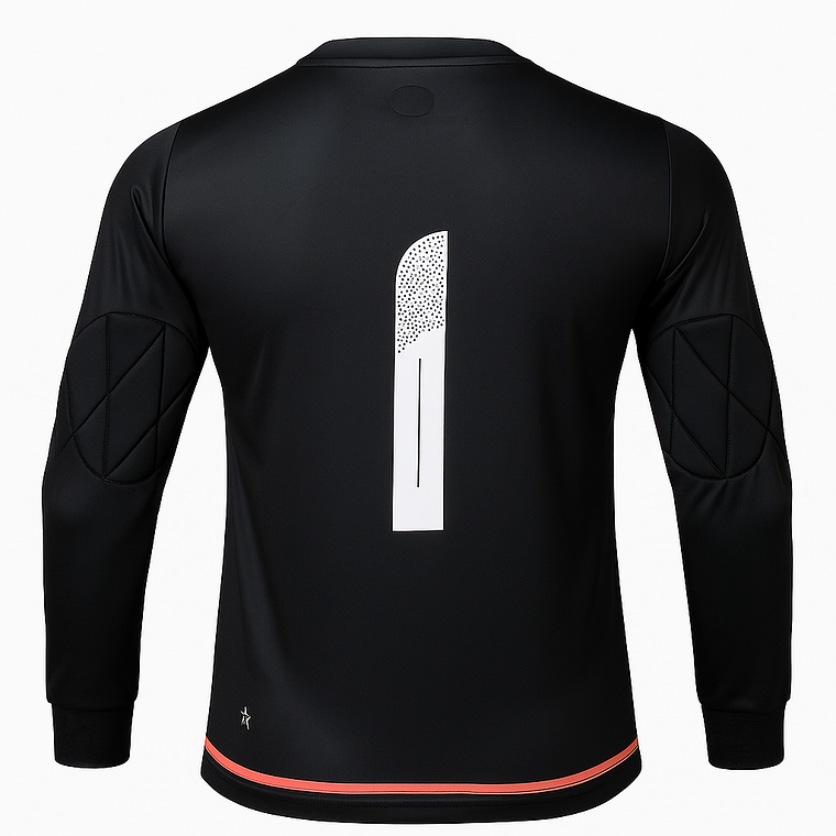 POLERA DE ARQUERO CARSO COLOR NEGRO  2