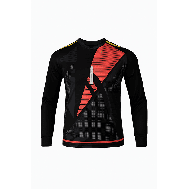 POLERA DE ARQUERO CARSO COLOR NEGRO  1