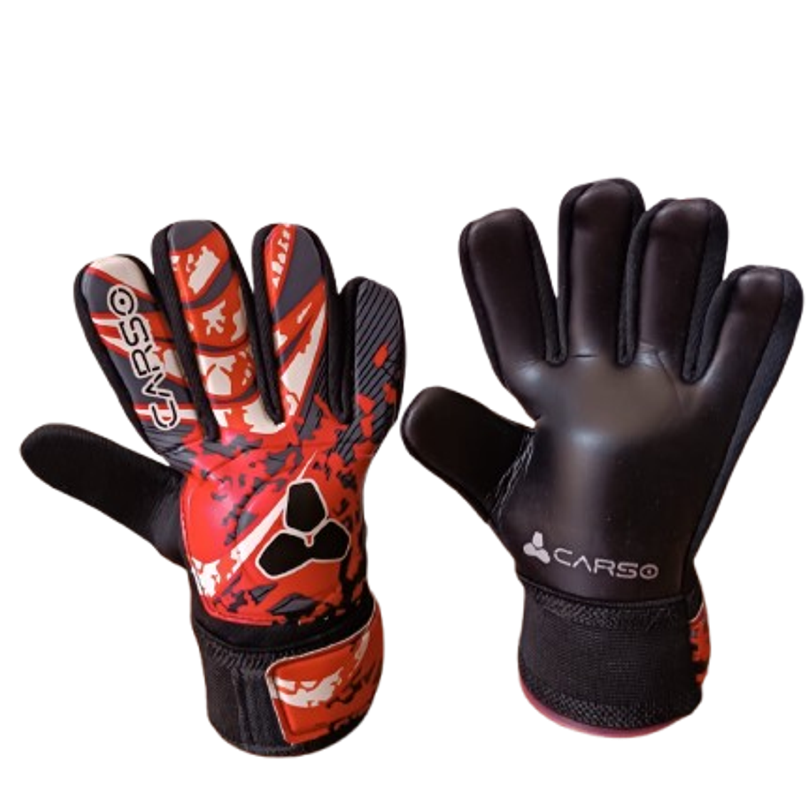 GUANTES DE ARQUERO CARSO MODELO EKO ROJO  1