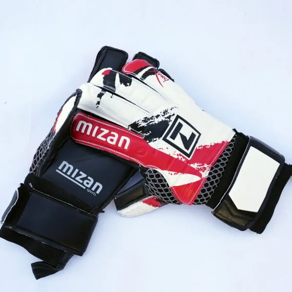 Guantes de Arquero Pro Blanco Negro Mizan 3