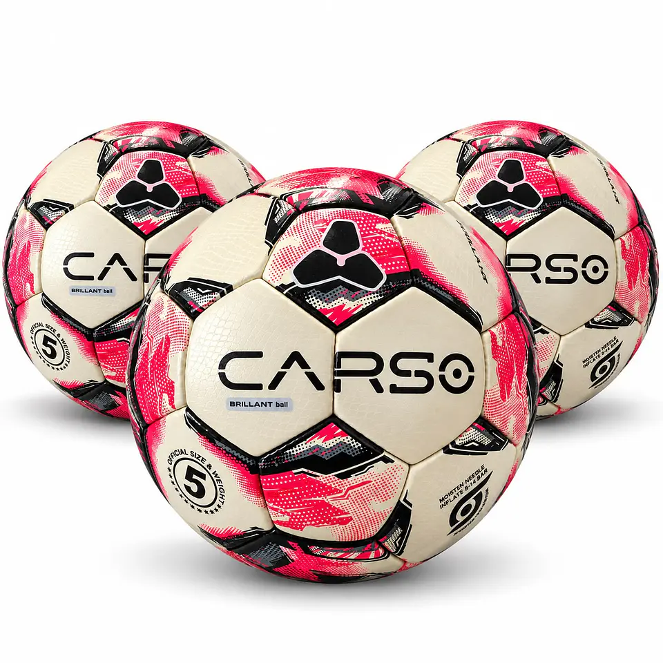 BALON FUTBOL 11 CARSO N°5 BRILLANT X 3 1