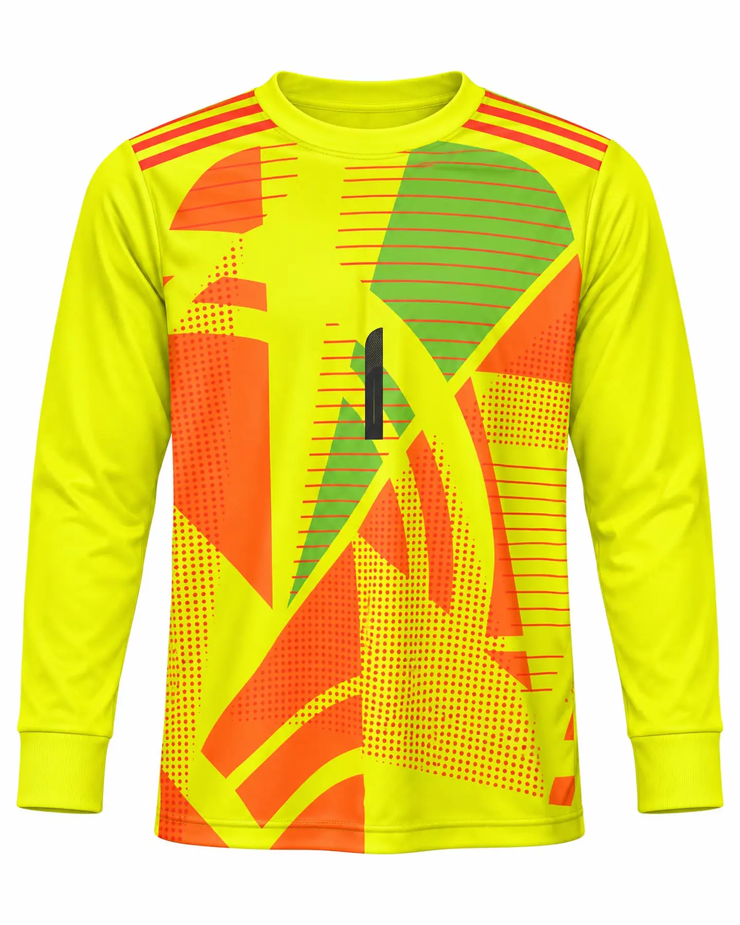 POLERA DE ARQUERO CARSO COLOR AMARILLO  1