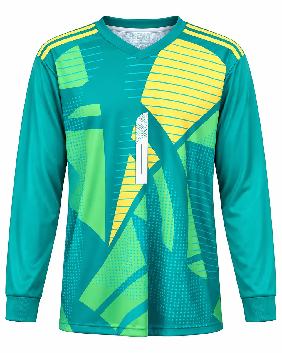 POLERA DE ARQUERO CARSO COLOR VERDE  1