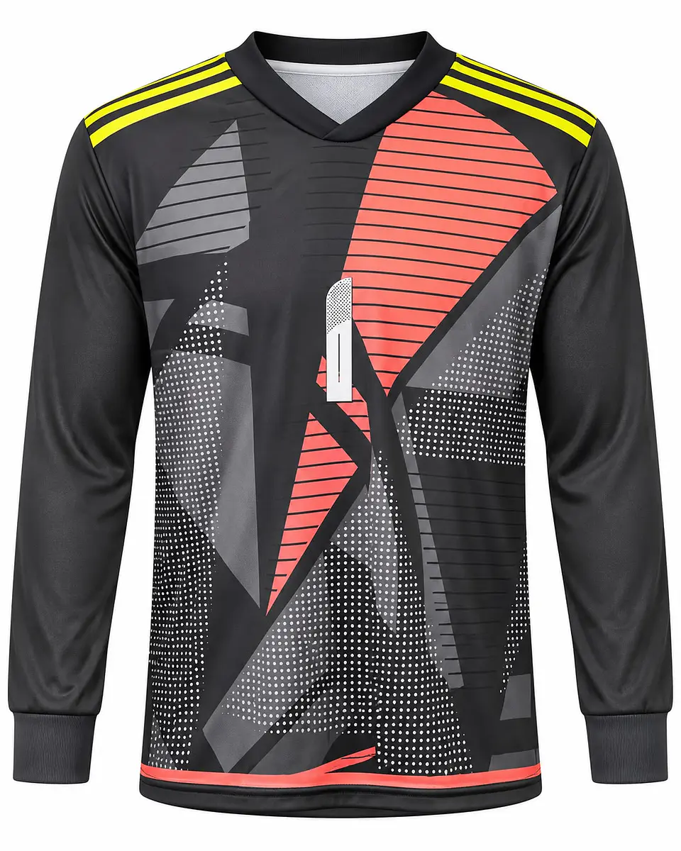 POLERA DE ARQUERO CARSO COLOR NEGRO  1