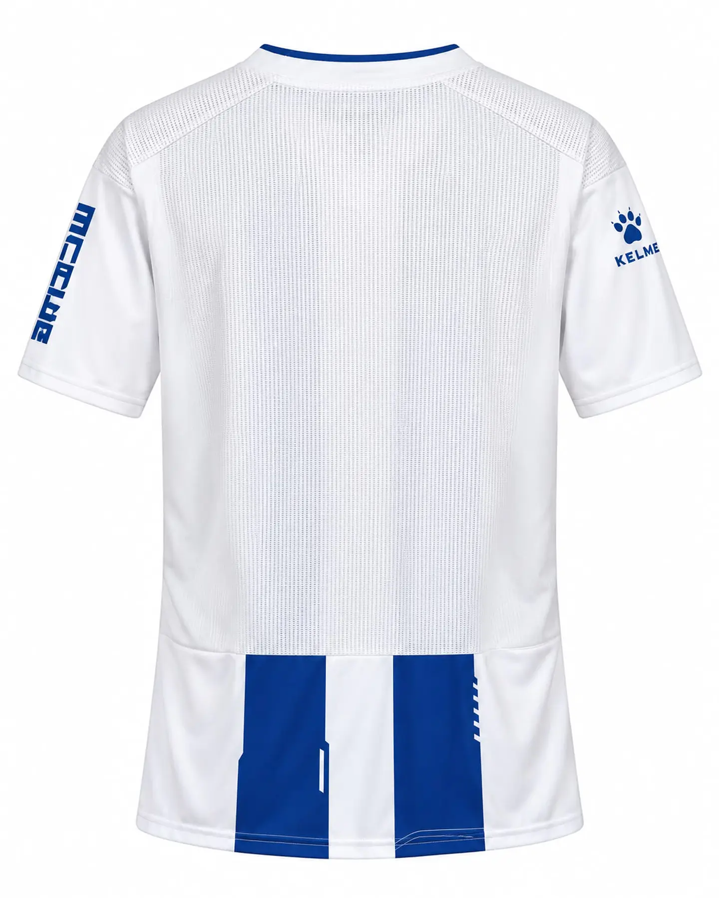 POLERA DE ENTRENAMIENTO WARRIOR BLANCO/AZUL KELME  2