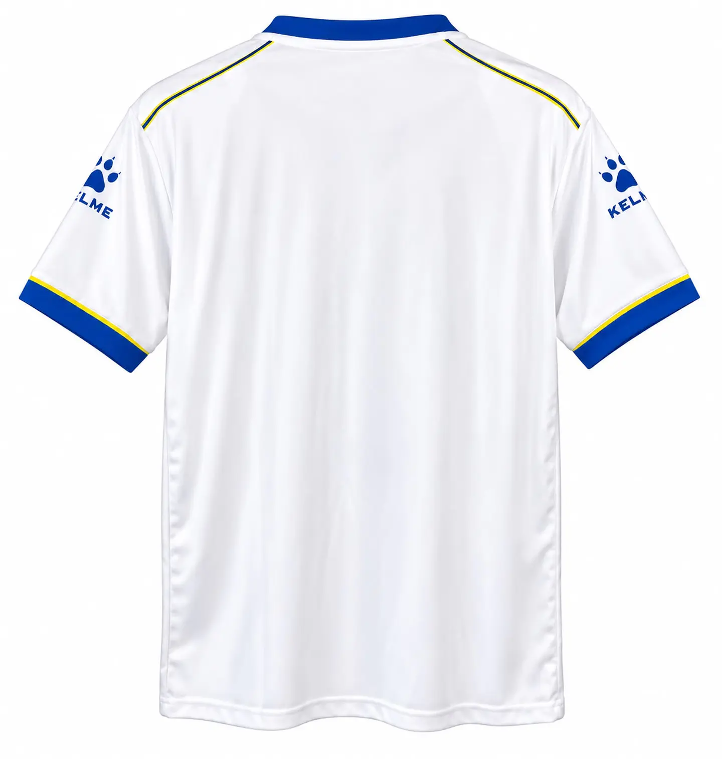 POLERA ENTRENAMIENTO  KELME BLANCO CON AZUL  2