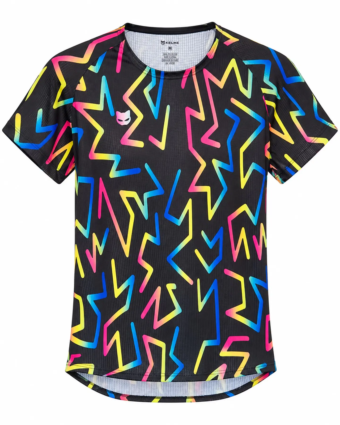 POLERA TTIHONE NEGRO MULTICOLOR 1