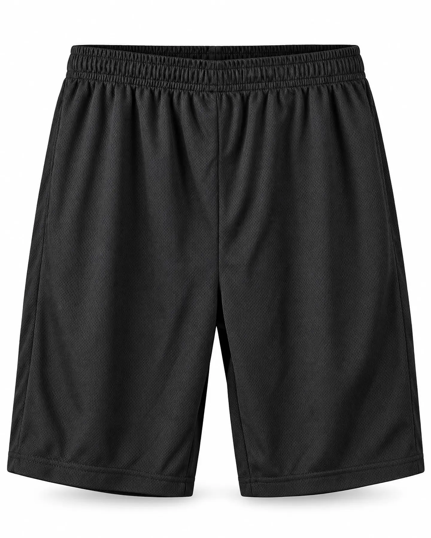 SHORT DE ENTRENAMIENTO POLIESTER NEGRO  1