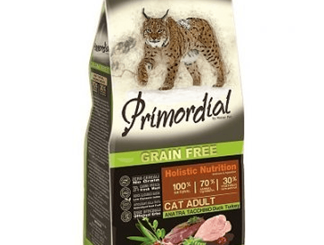 Primordial Grain Free Gato Adulto Peru & Pato 2Kg