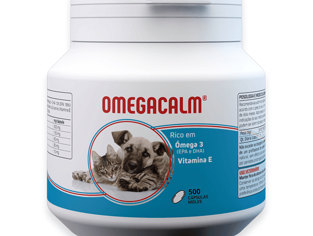 Omegacalm Pet 500 Cápsulas