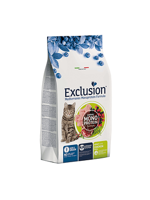 Exclusion Noble Grain Frango Gato Adulto 12Kg
