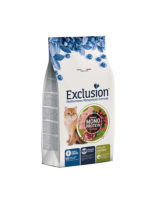 Exclusion Noble Grain Frango Gato Esterilizado 1,5Kg