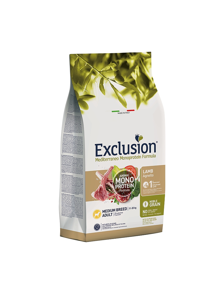 Exclusion Noble Cordeiro Adulto Raça Média 12Kg 1