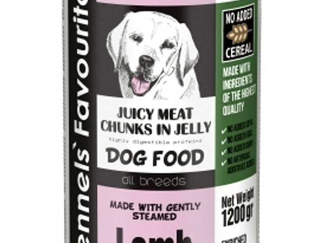 Kennels` Favourite Juicy Meat & Jelly Borrego 400g