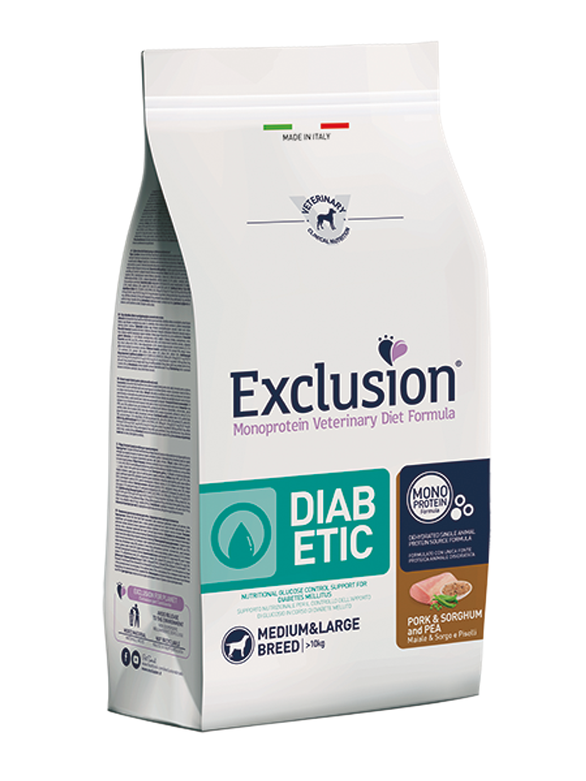 Exclusion Diet Diabetic Pork & Sorghum Medium/Grande 12Kg 1
