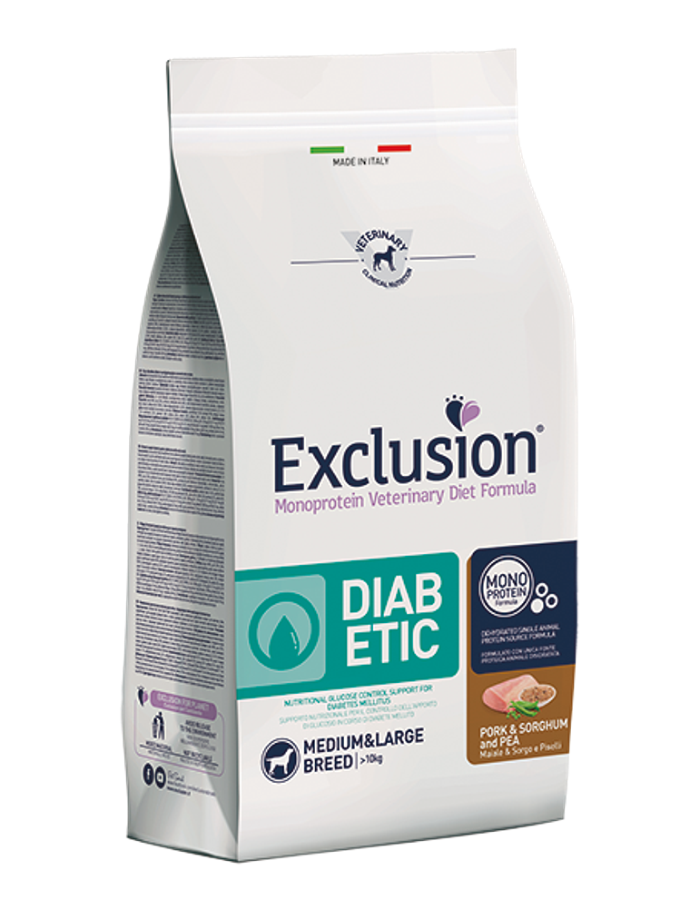 Exclusion Diet Diabetic Pork & Sorghum Medium/Large 2Kg 1