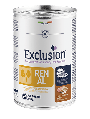 Exclusion Diet Dog Renal Lata 400gr