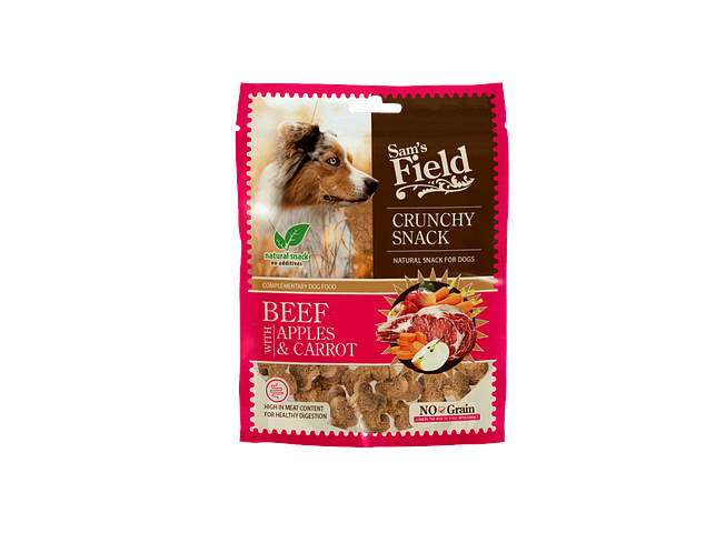 Sam´s Field Crunchy Snack Beef With Apples & Carrot 200g