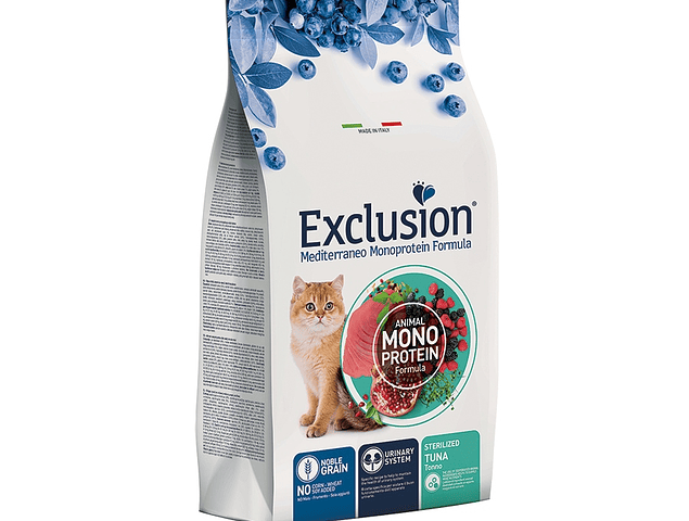 Exclusion Noble Grain Atum Gato Esterilizado 12Kg 