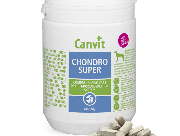 Canvit Chondro Super For Dogs 500g (+25kg) 167 pastilhas