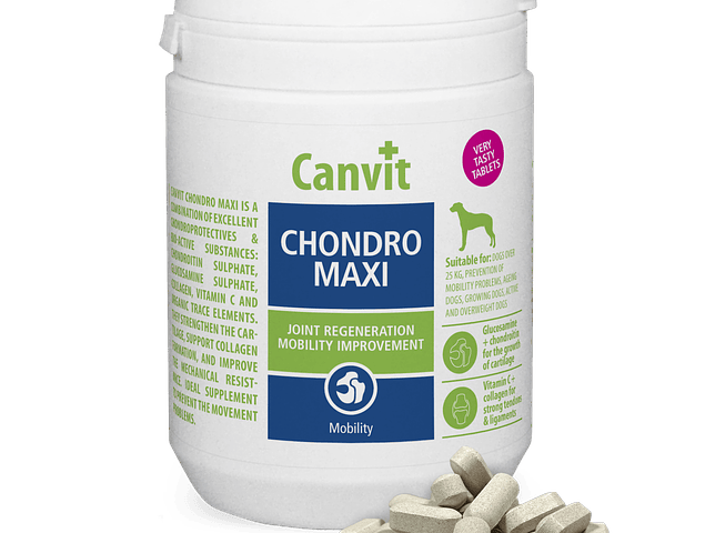 Canvit Chondro Maxi For Dogs 500gr (+25kg)  166 pastilhas