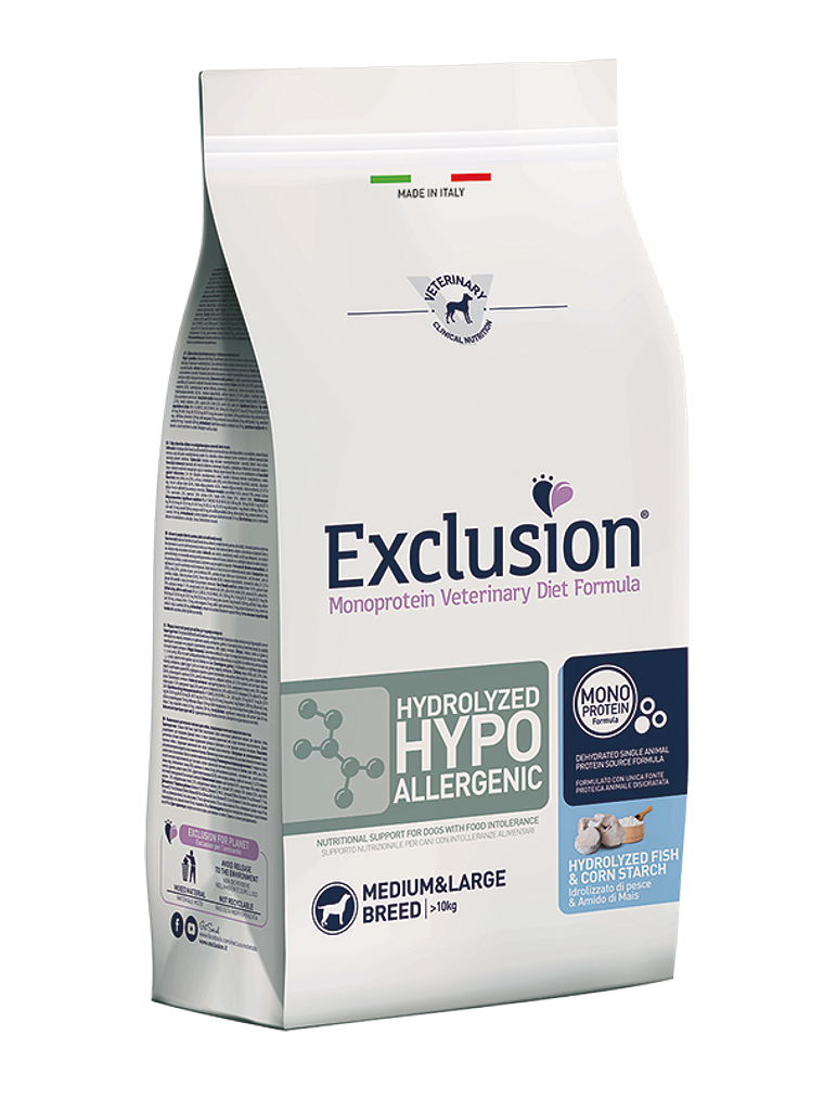 Exclusion Diet Hipoalergénica Hydrolyzed Fish & Corn Starch 12Kg 1